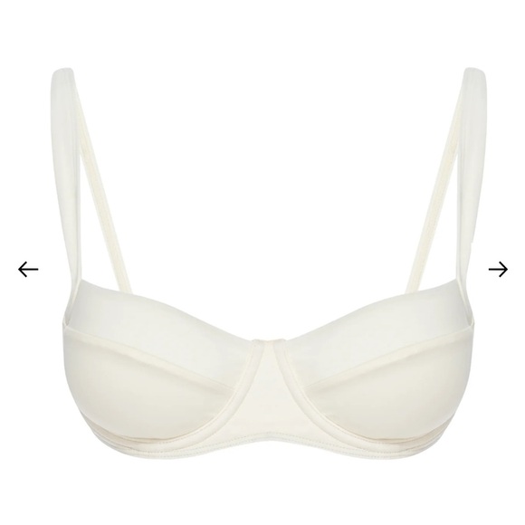 Monday Swimwear Sorrento Top/ Byron Bottom- Ivory - Picture 3 of 5